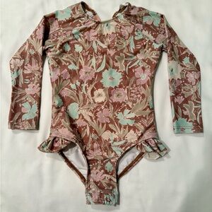 Minnow Swim Kids Cypress Floral Long Sleeve Rashguard